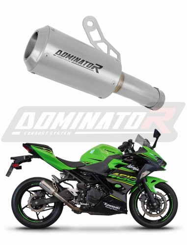 Auspuff Schalldämpfer DOMINATOR GPS passend für Kawasaki NINJA 400 2018  2023 6