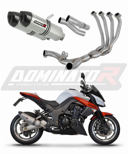 complete exhaust system with muffler DOMINATOR Full System HP1 fits to Kawasaki Z1000 2017  2020 7