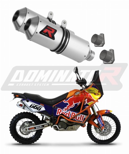KTM 990 ADVENTURE 2007 - 2012 EXHAUST Muffler Auspuff Sportauspuff Silencer Echappement Silencieux Scarico Scarichi Escape Wydech Tłumik MX Dominator x