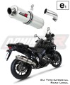 Auspuff Schalldämpfer DOMINATOR homologiert rund passend für Suzuki DL 1050 VStrom / XT 2020  2024 7
