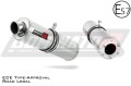 Auspuff Schalldämpfer DOMINATOR homologiert rund passend für Kawasaki ZX7R 1996  2003 3