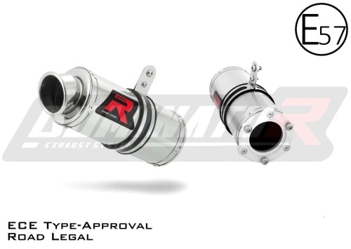 Kawasaki ZX7R 1996 - 2003 Motorcycle EU Approved Street Legal Muffler Auspuff Sportauspuff Silencer Echappement Silencieux Scarico Scarichi Escape Wydech Tłumik GP1 Dominator Exhaust System x