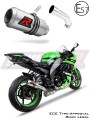 Auspuff Schalldämpfer DOMINATOR homologiert GP passend für Kawasaki ZX10R 2008  2010 5