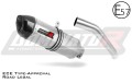 Auspuff Schalldämpfer DOMINATOR homologiert HP1 passend für Kawasaki Z750 2007  2012 3