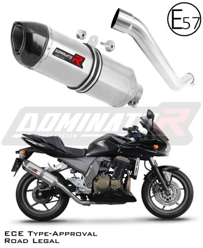 Auspuff Schalldämpfer DOMINATOR homologiert HP1 passend für Kawasaki Z750 2004  2006 6