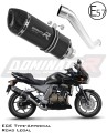 Auspuff Schalldämpfer DOMINATOR homologiert HP1 schwarz passend für Kawasaki Z750 2004  2006 6