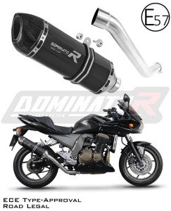 Kawasaki Z750 2004 - 2006 EU Homologiert genehmigt Schalldämpfer Auspuff HP1 BLACK