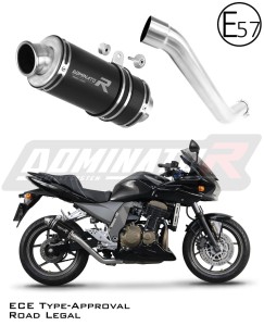 Kawasaki Z750 2004 - 2006 EU Homologiert genehmigt Schalldämpfer Auspuff GP1 BLACK