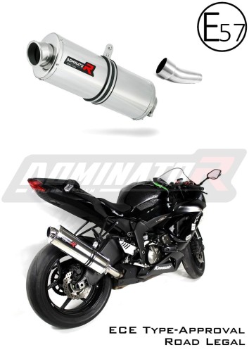 Auspuff Schalldämpfer DOMINATOR homologiert OV passend für Kawasaki ZX6R 636 2009  2020 5
