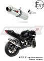 Auspuff Schalldämpfer DOMINATOR homologiert rund passend für Kawasaki ZX6R 636 2009  2020 5