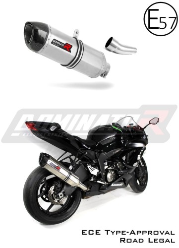 wydech tłumik DOMINATOR Homologowany HP1 pasujący do motocykla Kawasaki ZX6R 636 2009 - 2020 5