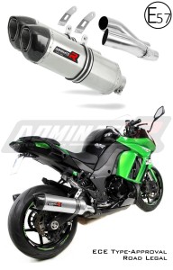 Kawasaki Z1000 SX 2010 - 2013 EU Homologiert genehmigt Schalldämpfer Auspuff HP1