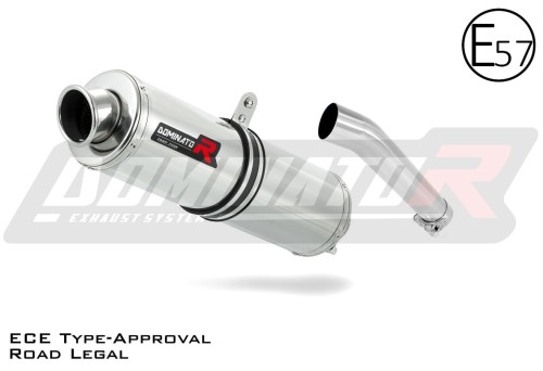Auspuff Schalldämpfer DOMINATOR homologiert rund passend für Yamaha FZS FAZER 600 1998  2003 3