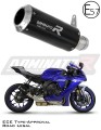 Auspuff Schalldämpfer DOMINATOR homologiert GP schwarz passend für Yamaha YZF R1 1000 RN32 2015  2016 6