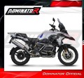 exhaust muffler DOMINATOR homologated road legal titanium P7 fits to BMW R1200GS Adventure 2013  2018 4