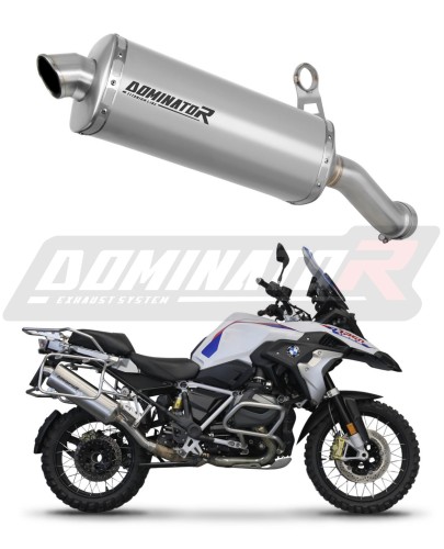 exhaust muffler DOMINATOR homologated road legal titanium P7 fits to BMW R1200GS Adventure 2013  2018 7