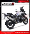 exhaust muffler DOMINATOR homologated road legal titanium P7 fits to BMW R1200GS 2013  2018 3