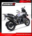 exhaust muffler DOMINATOR homologated road legal BLACK P7 fits to BMW R1250GS Adventure 2018  2020 4
