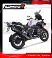 exhaust muffler DOMINATOR homologated road legal BLACK HP7 fits to BMW R1200GS Adventure 2013  2018 4