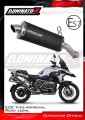 Auspuff Schalldämpfer DOMINATOR homologiert schwarz P7 passend für BMW R1200GS Adventure 2013  2018
