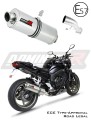 Auspuff Schalldämpfer DOMINATOR homologiert OVAL passend für YAMAHA FZ1 1000 FAZER 2006  2015 8