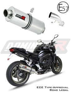YAMAHA FZ1 1000 FAZER Homologated Exhaust Schalldämpfer OVAL 2006 - 2015