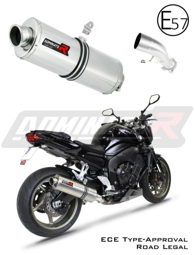 Auspuff Schalldämpfer DOMINATOR homologiert OVAL passend für YAMAHA FZ1 1000 FAZER 2006  2015 8