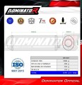 Auspuff Schalldämpfer DOMINATOR OVR passend für Honda XL 650 V TRANSALP 2001  2007 3