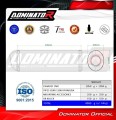 Auspuff Schalldämpfer DOMINATOR OVR passend für Suzuki GSXR 1300 Hayabusa 1999  2007 3