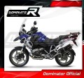 exhaust muffler DOMINATOR homologated road legal P7 BLACK fits to BMW R1200GS 2004  2009 5
