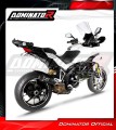 Auspuff Schalldämpfer DOMINATOR HP3 schwarz passend für Ducati MTS MULTISTRADA 1200 2010  2014 4