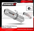 Auspuff Schalldämpfer DOMINATOR homologiert OVR passend für Honda CBR 600F PC41 2011  2015 2