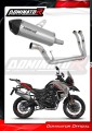 Benelli TRK 702 X 2023 - 2024 EXHAUST Muffler Auspuff Sportauspuff Silencer Echappement Silencieux Scarico Scarichi Escape Wydech Tłumik HP7 Titanium Dominator Exhaust System 1