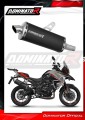 Benelli TRK 702 X 2023 - 2024 EXHAUST Muffler Auspuff Sportauspuff Silencer Echappement Silencieux Scarico Scarichi Escape Wydech Tłumik P7 Black Dominator Exhaust System 1