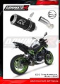 wydech tłumik DOMINATOR Homologowany GP CZARNY pasujący do motocykla Kawasaki Z 900 A2 2020 - 2024 2