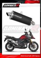 Auspuff Schalldämpfer DOMINATOR P7 schwarz passend für Suzuki DL 1000 VStrom 2014  2016 2