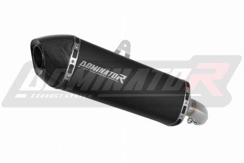 Auspuff Schalldämpfer DOMINATOR HP7 schwarz passend für Suzuki DL 1050 VStrom / XT 2020  2024