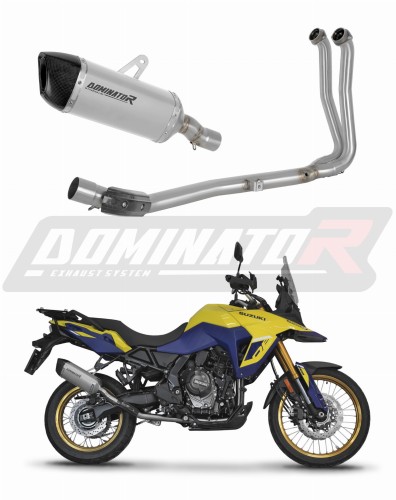 komplette Auspuffanlage mit Schalldämpfer DOMINATOR Full System Titan HP6 passend für Suzuki VStrom 800 SE / DE 2023  2024