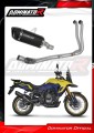 komplette Auspuffanlage mit Schalldämpfer DOMINATOR Full System HP6 schwarz passend für Suzuki VStrom 800 SE / DE 2023  2024