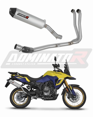 komplette Auspuffanlage mit Schalldämpfer DOMINATOR Full System MX2 passend für Suzuki VStrom 800 SE / DE 2023  2024 5