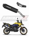 Suzuki V-Strom 800 / DE  EXHAUST Honda Muffler Auspuff Sportauspuff Silencer Echappement Silencieux Scarico Scarichi Escape Wydech Tłumik MX2 BLACK 2023 - 2024 DOMINATOR  X