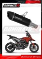 Ducati HYPERSTRADA 821 EXHAUST Muffler Auspuff Sportauspuff Silencer Echappement Silencieux Scarico Scarichi Escape Wydech Tłumik HP5 BLACK 2013 - 2015 Dominator