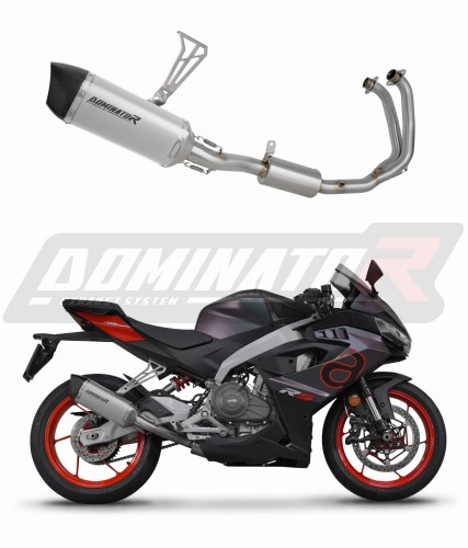 complete exhaust system with muffler DOMINATOR Full System titanium HP6 fits to Aprilia RS 457 2024  2026