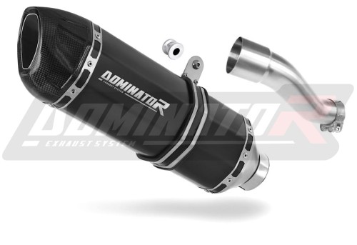 CB 500 X 2017 - 2019 EXHAUST Honda Muffler Auspuff Sportauspuff Silencer Echappement Silencieux Scarico Scarichi Escape Wydech Tłumik HP1 BLACK 2017 - 2019 Dominator  x