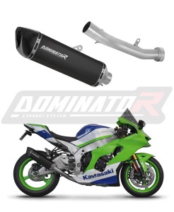 Kawasaki ZX10R / RR 2021 - 2025 Schalldämpfer Auspuff HP6 BLACK + dB killer