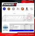 Auspuff Schalldämpfer DOMINATOR OVR passend für SUZUKI DL 1000 V Strom 2002  2011 3