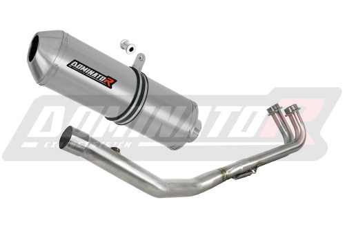 Yamaha T-MAX 500 Full  Exhaust System  Muffler Auspuff Sportauspuff Silencer Echappement Silencieux Scarico Scarichi Escape Collector Manifold Wydech Tłumik  OVR BL DOMINATOR x
