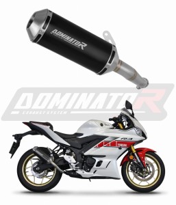 Yamaha YZF-R3 2019 - 2024 Schalldämpfer Auspuff OV G2 BLACK + dB killer medium