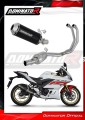 komplette Auspuffanlage mit Schalldämpfer DOMINATOR Full System OV G2 schwarz passend für Yamaha YZFR3 2019  2024 3