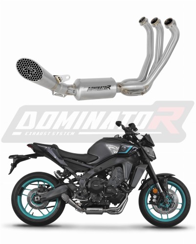 complete exhaust system with muffler DOMINATOR Full System GP3 fits to Yamaha MT09 2024
